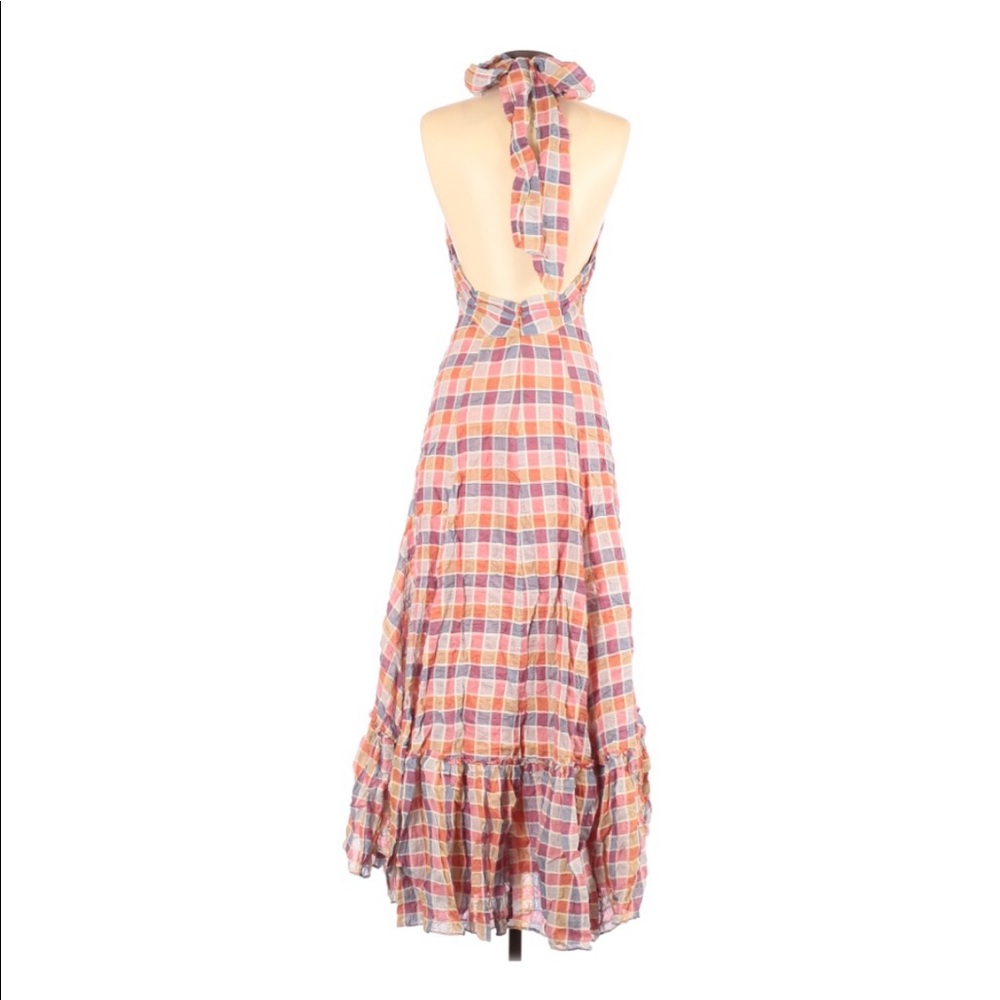 NWT $228 FP 0 Rainbow Dreams Ruched Maxi Dress - Picture 3 of 3